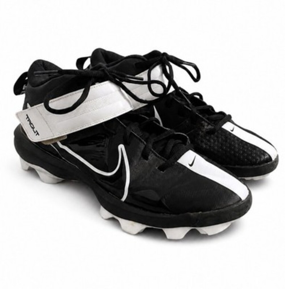 Nike Force Trout 7 PRO MCS Mens 7.5 Baseball Cleats Black White Shoes CT0828-005